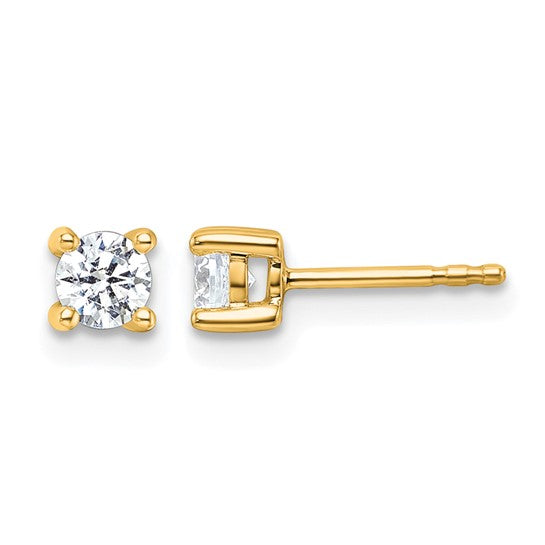 14k 1 Carat Lab Grown Diamond Earrings
