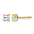 14k 1 Carat Lab Grown Diamond Earrings