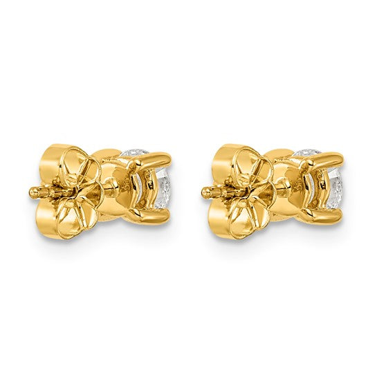 14k 1 Carat Lab Grown Diamond Earrings