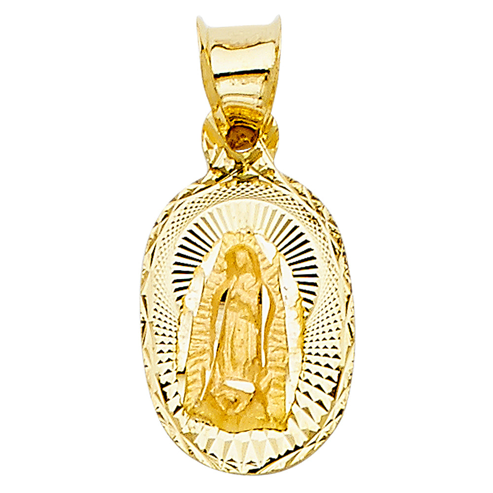14KY Religious Stamp Pendant