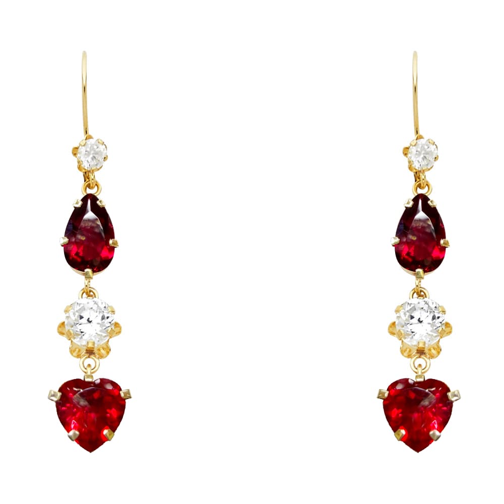 14K Yellow Gold Drop Earrings