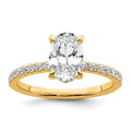 14k 1 7/8 Carat Certified Lab Grown Diamond Engagement Ring